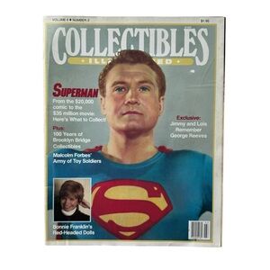 1983 May June VTG Collectibles Illustrated Magazine - Bonnie Franklin superman